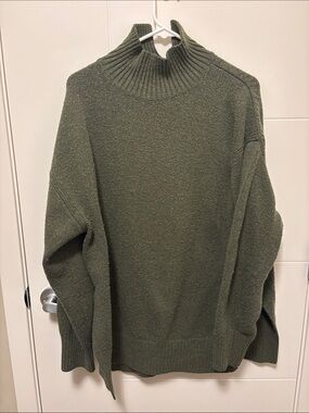 H&M Olive Turtleneck Sweater